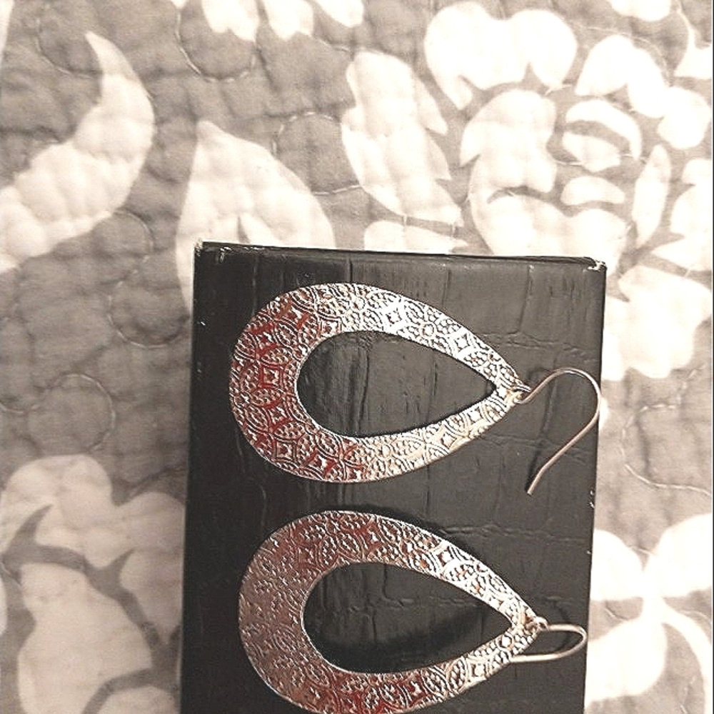 Silver earrings